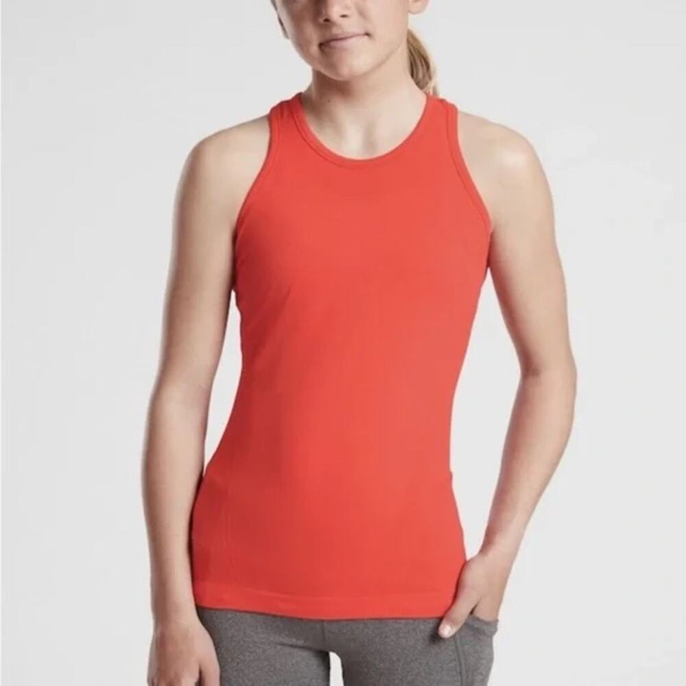 Athleta Girl Power Up Seamless Knit Athletic Tank Top Size Medium